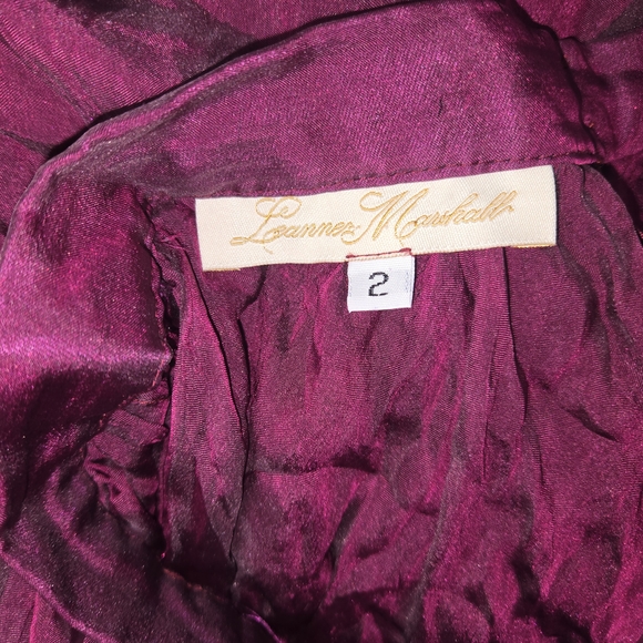 Leanne Marshall Burgundy Dress